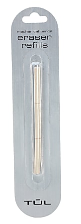 TUL® Mechanical Pencil Eraser Refills, White, Pack Of
