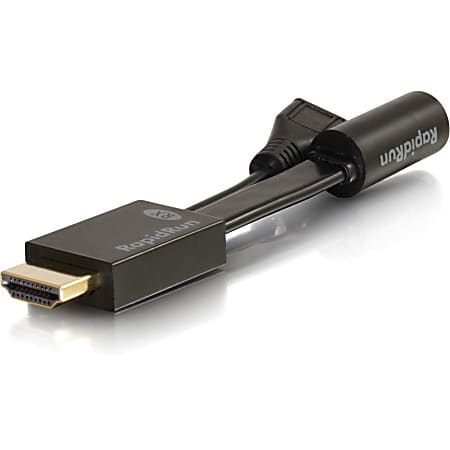 C2G RapidRun HDMI Receiver Flying Lead - Use with a RapidRun Optical Runner for any display requiring an HDMI connection for audio/video