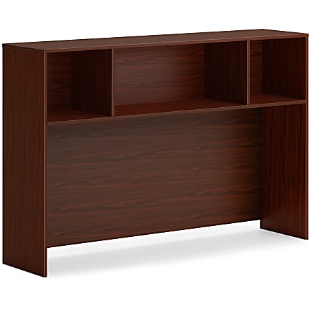 HON® Mod 60"W Desk Hutch, Traditional Mahogany