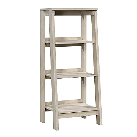Sauder® Trestle Bookcase, 3 Shelves, Chalked Chestnut