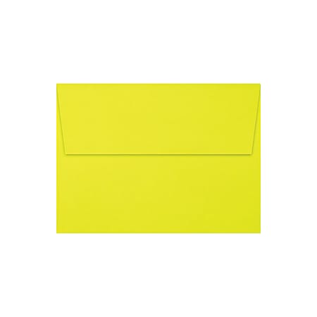 LUX Invitation Envelopes, A6, Peel & Press Closure, Citrus, Pack Of 50