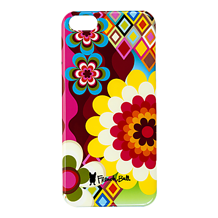 French Bull Phone Case For Apple® iPhone® 5/5s, Mosaic Flower Pattern