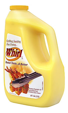 Whirl Premium Butter Flavor Vegetable Oil 1 Gallon - Office Depot