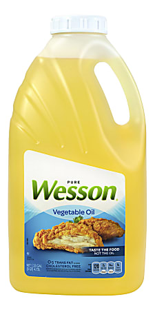 Wesson Pure Vegetable Oil, 5 Qt