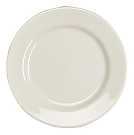QM Anchor Dinner Plates, 11 1/8", White, Pack Of 12 Plates