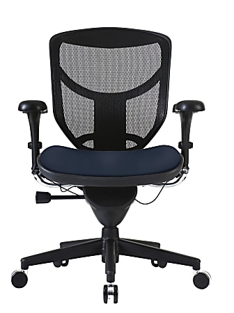 WorkPro Quantum 9000 Series Ergonomic MeshAntimicrobial Vinyl Mid