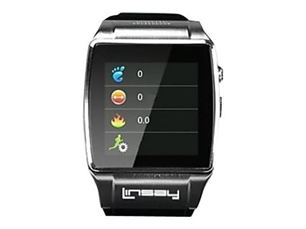 Linsay EX 5L Executive Smart Watch Black Office Depot