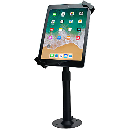 CTA Digital Height-Adjustable Tabletop Security Mount For 7-14In Tablet - 14" Screen Support - 1
