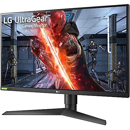 LG UltraGear 27GN75B-B 27" Full HD Gaming LCD Monitor - 16:9 - Black, Red - 27" Class - In-plane Switching (IPS) Technology - 1920 x 1080 - 16.7 Million Colors - FreeSync - 320 Nit Minimum, 400 Nit Typical - 1 ms GTG (Fast)