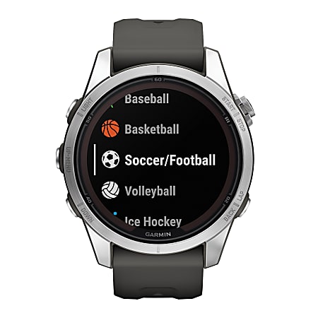 Garmin fenix 7S Pro Solar Edition Smartwatch SilverGraphite