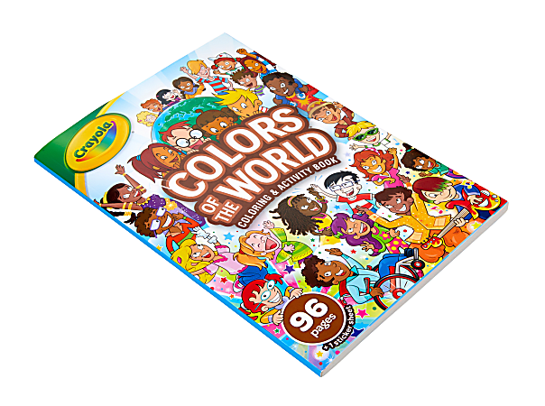 6 Pack Crayola Colors Of The World Coloring Book-96 Pages 042654