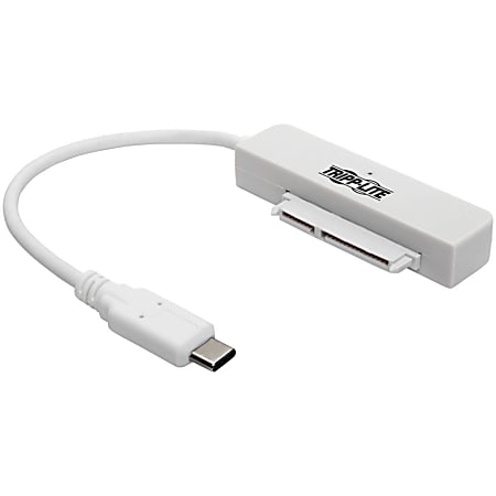Eaton Tripp Lite Series 6in USB-C Gen 2 to SATA III Adapter w/ UASP 2.5" Hard Drives - Storage controller - U43806NG2W
