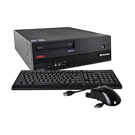 Lenovo® ThinkCentre® M57 Refurbished Desktop PC, Intel® Core™2 Duo, 4GB Memory, 1TB Hard Drive, Windows® 7