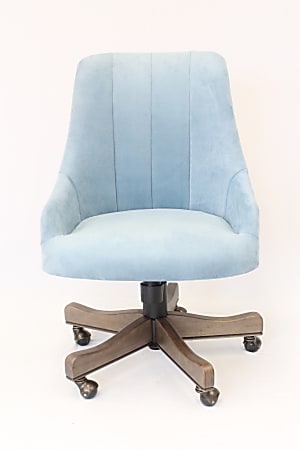 Boss Shubert Mid-Back Task Chairs, Light Blue