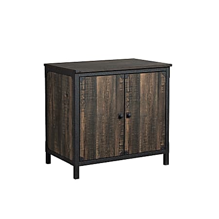 Sauder® Steel River 30"H Library Base, Carbon Oak®