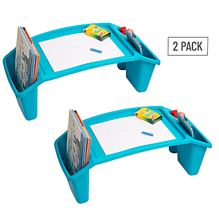 Mind Reader Kids Lap Desk Activity Tray Portable Drawing Lap Desk