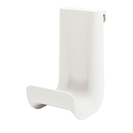 HON® Fuse™ Pedestal Hanging Hook, 3-1/4"H x 1-7/8"W x 2-1/4"D, White