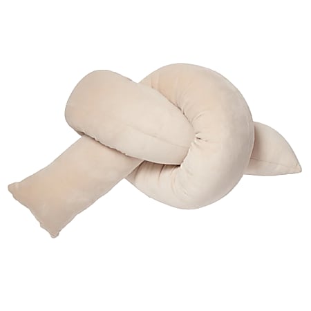 Dormify Zoe Knot Shaped Pillow, Natural