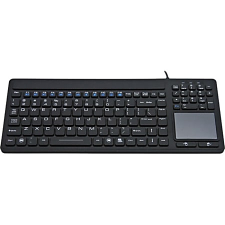 Solidtek Industrial Mini Keyboard With Touchpad, KB-IKB107