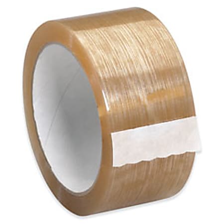 Partners Brand Natural Rubber Carton Sealing Tape, 2.9 Mil, 2" x 55 Yd., Tan, Case Of 36