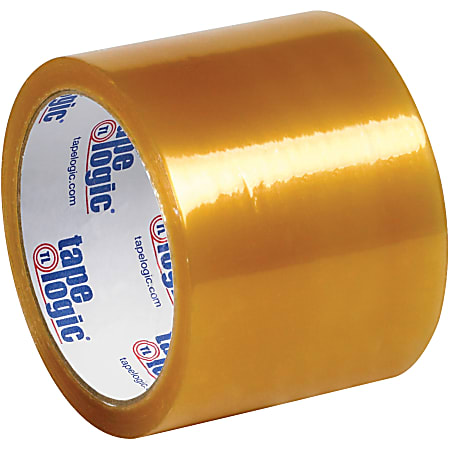 Partners Brand Natural Rubber Carton Sealing Tape, 2.3 Mil, 2" x 55 Yd., Clear, Case Of 6