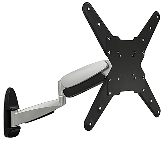 Mount-It! MI-442 Height-Adjustable TV Wall Mount, 15"H x 18"W x 3-13/16"D, Black