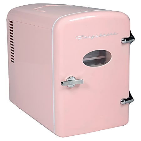 Frigidaire 0.5 Cu Ft Retro Portable Mini Refrigerator, Pink