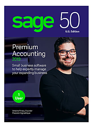Sage 50 Premium Accounting 2019, Disc