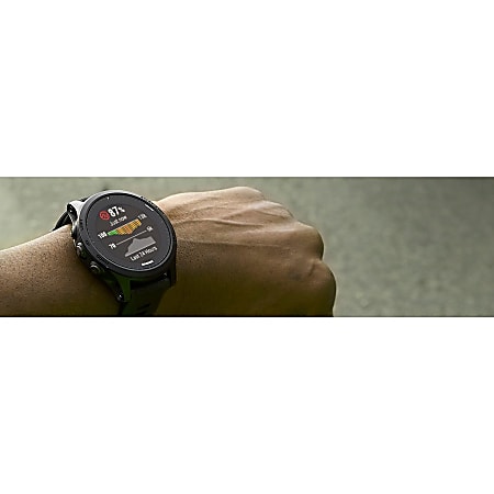 Garmin Forerunner 945 GPS Watch Wrist Bluetooth Wireless LAN GPS 336 Hour Round Black Glass Office Depot