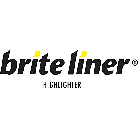 Assorted Colors 5 ea Bic Brite Liner Chisel Tip Fluorescent Highlighter 