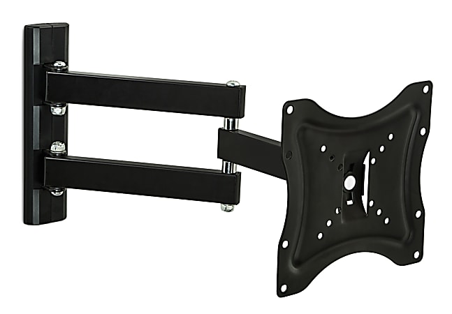 Mount-It! MI-2041L Full Motion TV Wall Mount, 9"H x 13"W x 3"D, Black