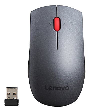 Lenovo® 700 Wireless Laser Mouse, Graphite Black, GX30N77980