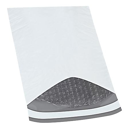 Office Depot® Brand Bubble-Lined Poly Mailers, 7-1/4" x 8", White, Pack Of 200 Mailers