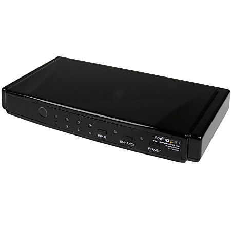 StarTech.com 4-to-1 HDMI 1.3 Switch - Video/audio switch - 4 ports - HDMI - Remote Control