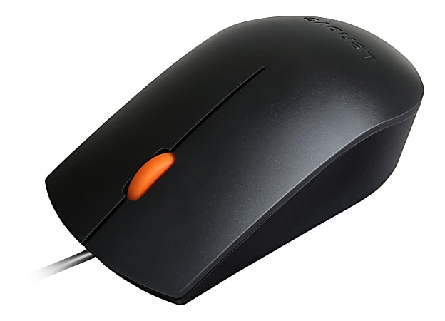 Lenovo® 300 USB Optical Mouse, Black, GX30M39704