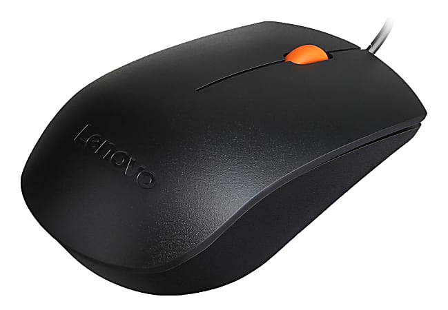 Lenovo 300 USB Optical Mouse Black GX30M39704 - Office Depot