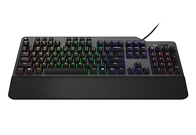 Lenovo® Legion K500 RGB Mechanical Gaming Keyboard, Black, GY40T26478