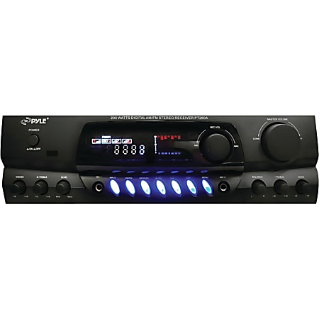 PylePro PT260A 200 Watts Digital AM/FM Stereo Receiver