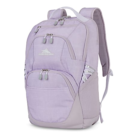 High Sierra Swoop Laptop Backpack With 17" Laptop Pocket, Hushed Orchid Heather