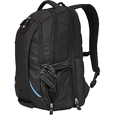 Case Logic BEBP 315 Carrying Case Backpack for 15.6 Notebook Black  Polyester Body Checkpoint Friendly Shoulder Strap Handle Chest Strap  Trolley Strap 18.5 Height x 12.2 Width 1 Carton - Office Depot