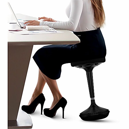 WOBBLE STOOL best standing desk stool tall ergonomic sit stand balance chair  – UncagedErgonomics