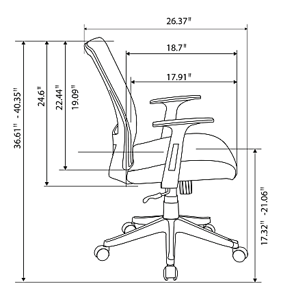 Radley chair hotsell office depot