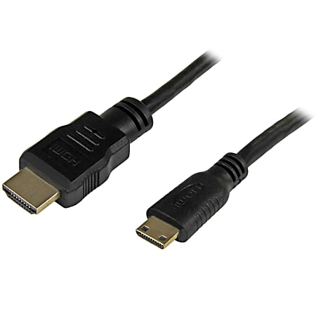 StarTech.com High-Speed HDMI To HDMI Mini Cable With Ethernet, 6'