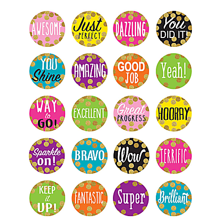 Teacher Created Resources Stickers Confetti 120 Stickers Per Pack Set ...