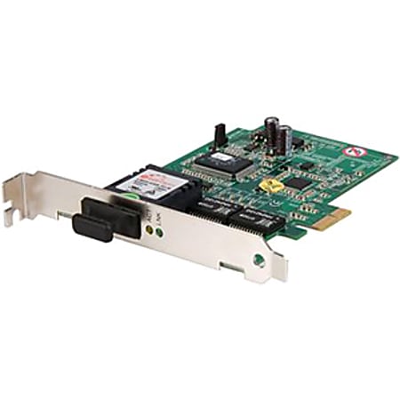 StarTech.com 1000 Mbps Gigabit Ethernet Multi Mode SC Fiber PCI Express Card - 550m - PCI Express - 1 x SC - 1000Base-FX - Internal