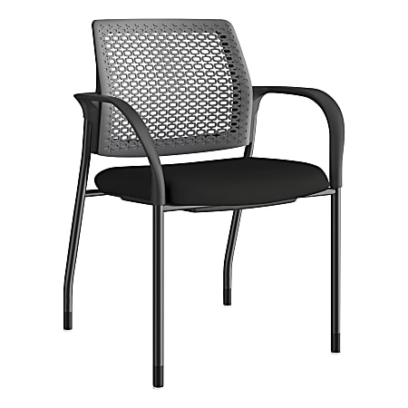 HON Ignition ReActiv-Back Stacking Chair, Black