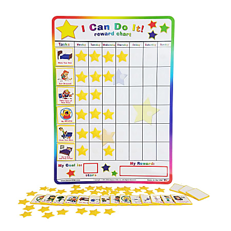 Kenson Parenting Solutions I Can Do It! Reward Chart®, Preschool - Grade 3