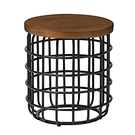 Baxton Studio Veronica Accent Table, Brown