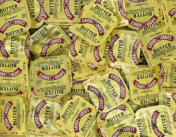 Land O #39 Lakes Butter Individual Serving Packets 0 17 Oz Pack Of 225