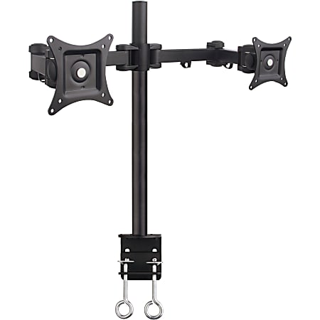 SIIG Articulating Dual Monitor Desk Mount - 13" to 27" - Adjustable - 2 Display(s) Supported - 13" to 27" Screen Support - CEMT0Q11S1